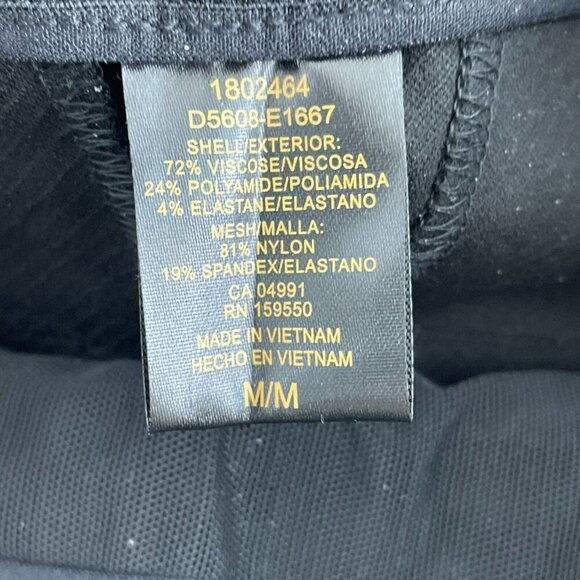 Dalia Womens Black Slim Fit Pants With Built-In Tummy Control Panel M NWT 3595 - Picture 5 of 11